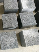 Load image into Gallery viewer, BLUE BLACK GRANITE FLAMMED COBBLES