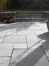 Load image into Gallery viewer, GREY LIMESTONE HANDCUT MIX PATIO PACKS
